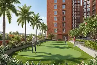 Golf Putting at Mayfair Aangan