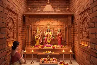 Temple at Mayfair Aangan